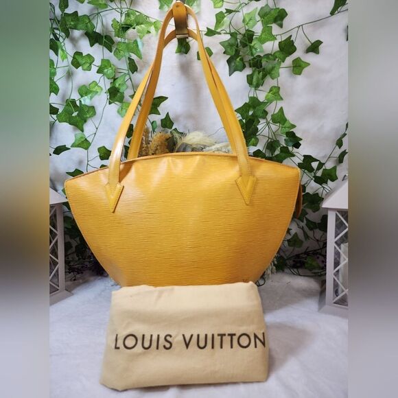 Louis Vuitton Epi Saint Jacques Yellow Bag with Dust Bag PRISTINE CONDITION - Picture 3 of 17